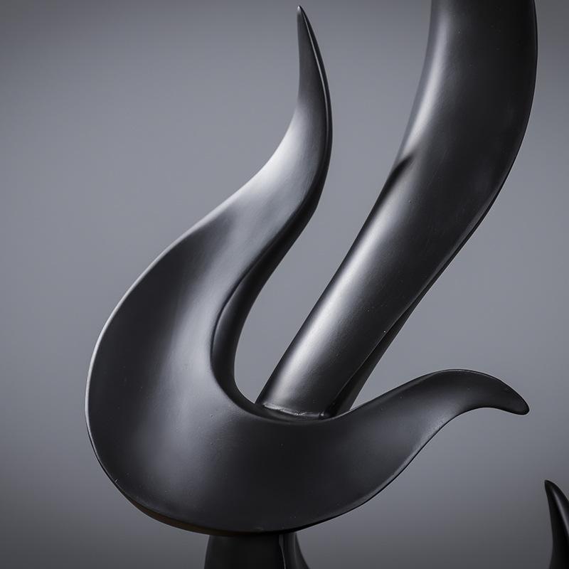 Nordic Fine Home Decoration Living Room Wine Cabinet Entrance Decoration Modern Creative Design Work TV Cabinet Flame Decoration