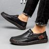 Fashion Men Casual Shoes Handmade Leather Loafers Comfortable Men's Shoes Quality Split Leather Flat Driving Shoes Zapatos Para Hombre