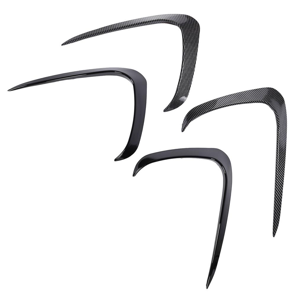 1 Pair Front Air Vent Splitter Enhanced Aerodynamics Sporty Look Increased Downforce Bumper Splitter