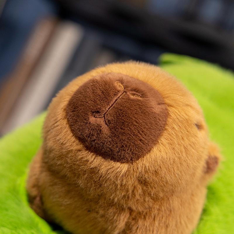 Avocado Capybara Doll Stuffed Plush Toys Plush Filled Animal Fruit Capybara Throw Pillow Home Sofa Bedroom Cushion Gifts