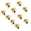 Nagelneu und hochwertig, 10 Stück, Nr. 10, künstliche Insekten, Fliegenfischen, Forelle, Bumble, Köder, Köder, SCZ7517 V9O4