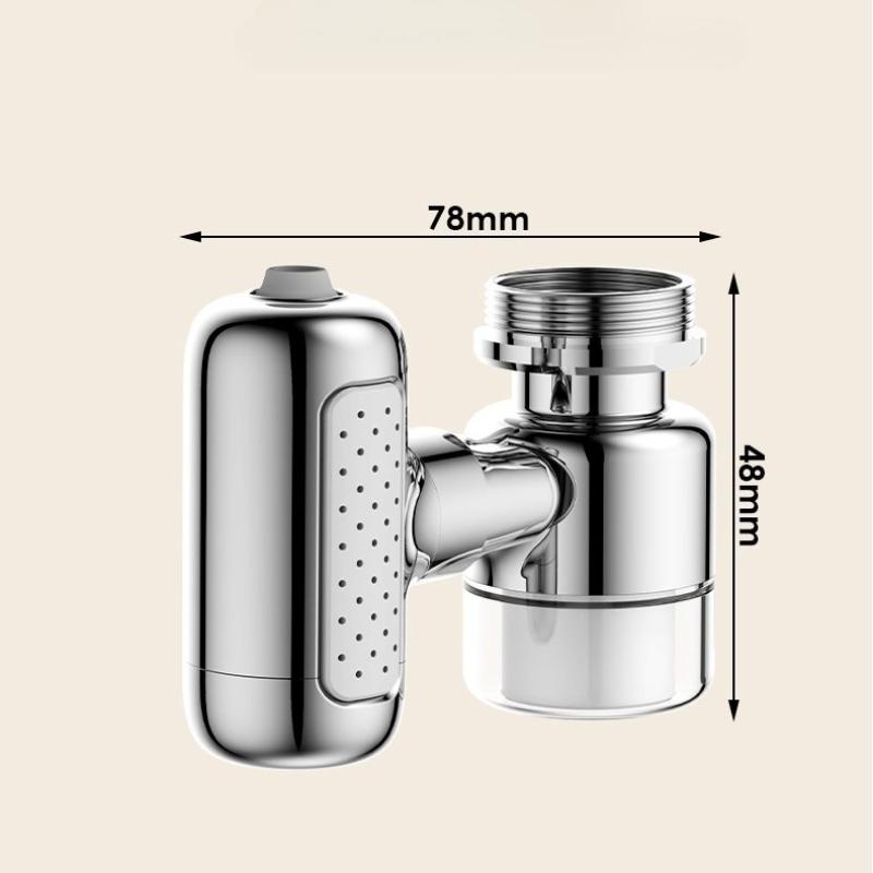 Copper Filter Faucet Mechanical Arm Rotating Four-Mode Multi-Function Extender Wash Basin Splash-Proof Faucet Nozzle