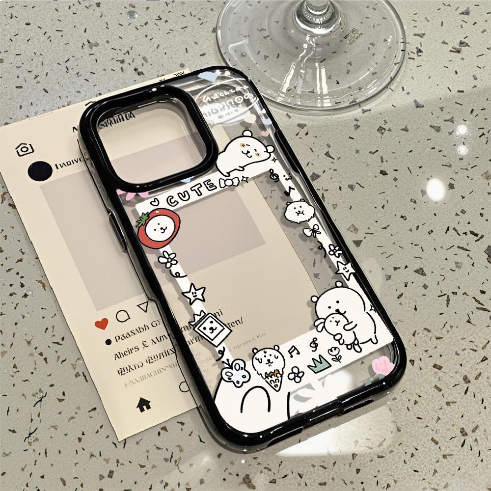 Acrylic Phone Case for iPhone 11 12 13 14 Pro 12 14 16 Pro Max for Samsung A16 A36 A56 S24 FE High-quality Painted Anti-fall Mobile Phone Case