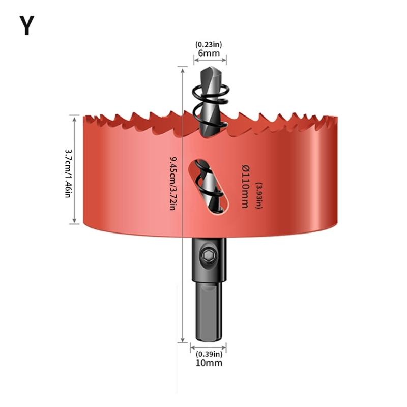M42 Hole Sawing Drill Bit Cutter for Metal Iron Plastic Wood PVC Board Plasterboard Woodworking Hole Sawing Carpentry Tool