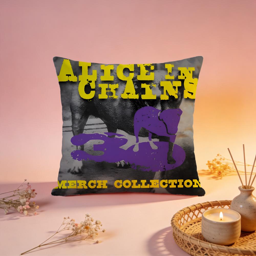 Heißes Alice In Chains Kissenbezug Kissenbezug Bequem Langlebig Kissenbezug Multi-Szene für Zuhause Büro Auto Sofa
