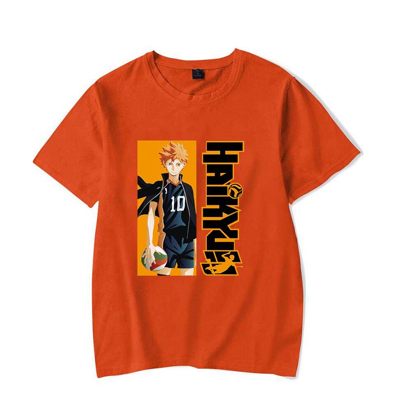 New Funny Anime Hinata Shoyo Graphic Print T-shirt Women Men Cool Summer Soft Harajuku Short Sleeve Plus Size Tops
