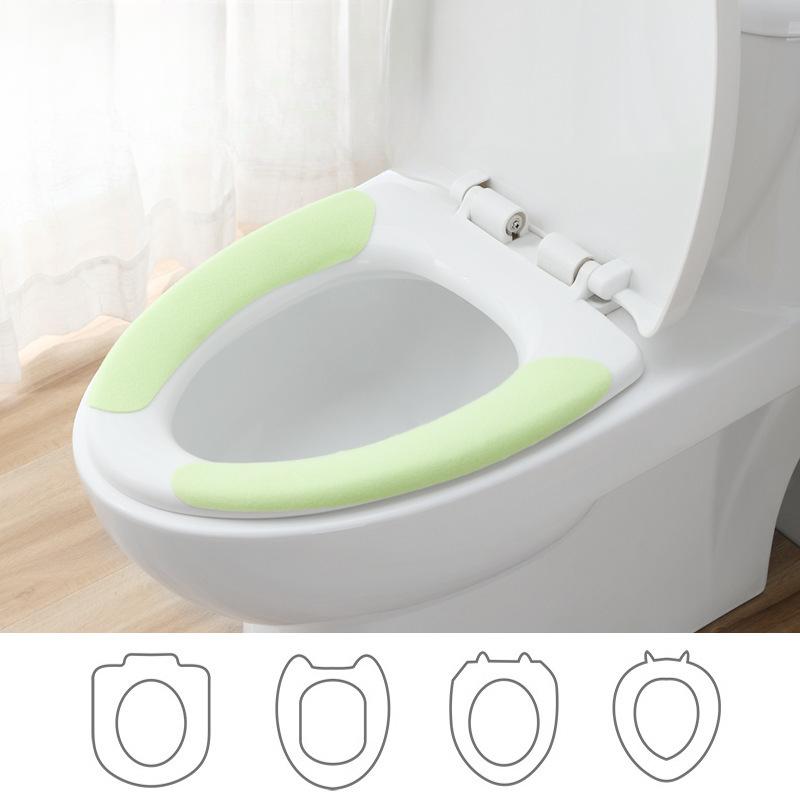 Toilet Seat Cushion Household Four Seasons Paste Washable Toilet Cushion Toilet Cushion Toilet Cover Batch