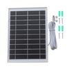 Solar Panel 8W High-Efficiency Output IP65 Waterproof Security Camera Power Supply Single Crystal Silicon Solar Panel