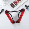 Men's Underwear Men Sexy Briefs Jockstrap U Pouch Man Low Waist Panties Thongs Mesh Underpants Gay G-Srting U Convex Underwear