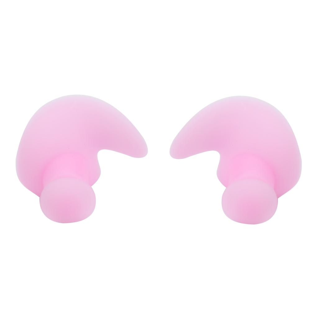 1 Paar Schwimm-Ohrstöpsel Weiches Silikagel Wasserdicht Staubdicht Wassersport Schwimm-Ohrstöpsel(Rosa in