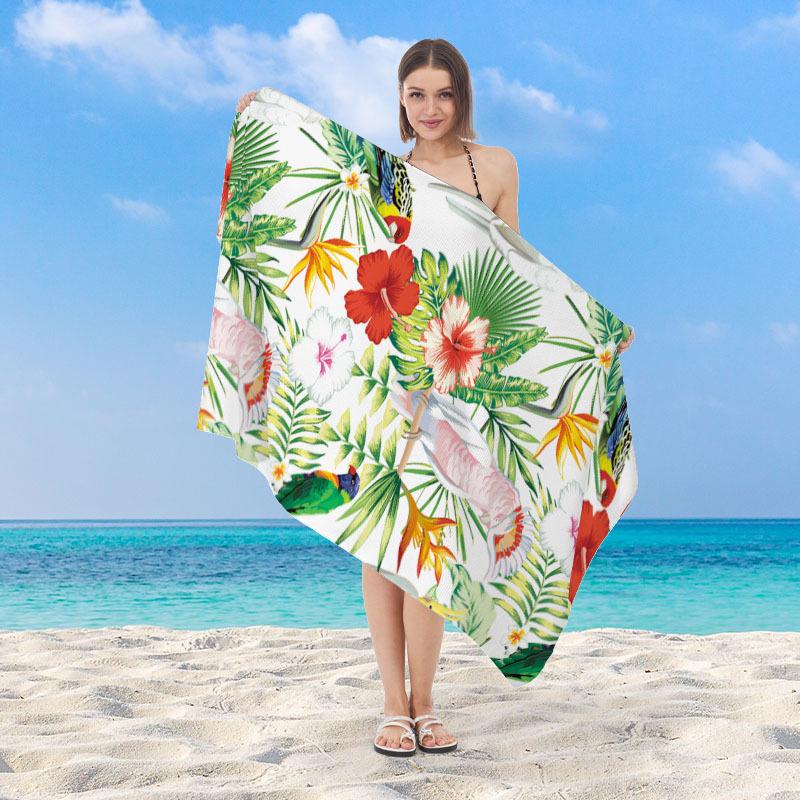 Pastel Rainbow Striped Beach Towel Microfiber Quick Dry Absorbent Lightweight Colorful Summer Towel for Beach Pool Vacation
