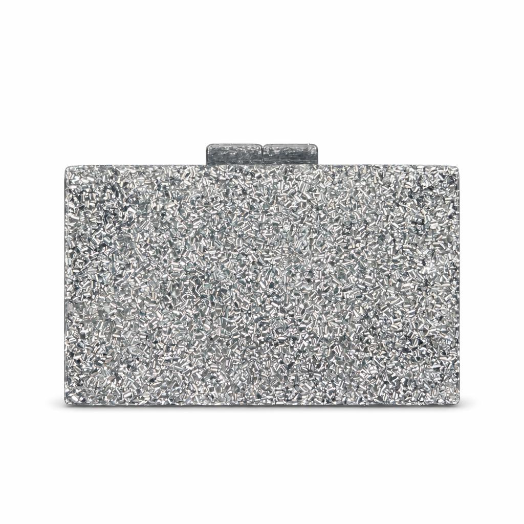 

Design fashion green marble pattern evening handbag bead handle high quality clutch square acrylic bag