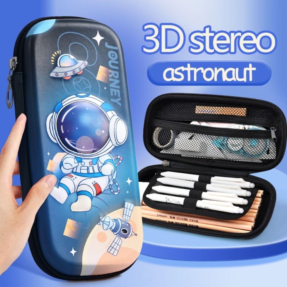 

Large Capacity Multi-layer Pencil Case Waterproof 3D Capybara Pencil Case Children style 2