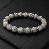 8mm Natural K2 Jasper Gemstone Round Beads Stretch Bracelet 7.5" , Handmade Energy Stone Bracelet, Unisex Jewelry CSB-17