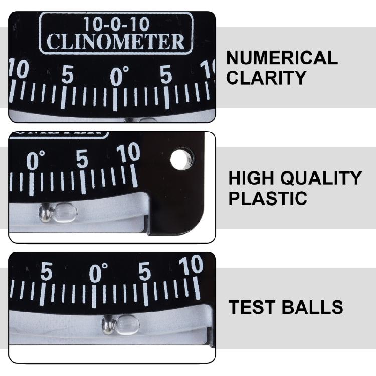 Neigungsmesser, Winkelmesser, Neigungswinkelmesser für Boote, Wohnmobile, Anhänger, LKW, Messbereiche ±10 Grad
