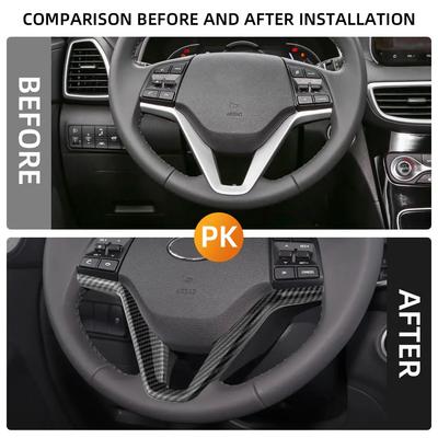 Накладка на обшивку керма для Hyundai Tucson 2016 2017 2018 2019 2020 Внутрішні молдинги Наклейка Декоративні аксесуари