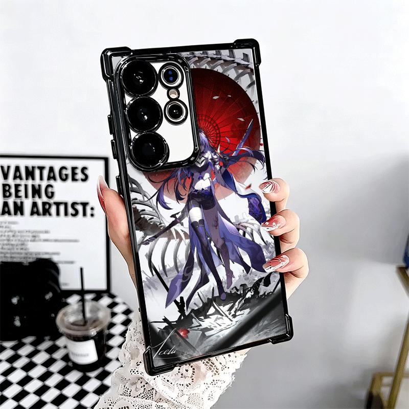 Honkai Star Rail Acheron Plating Phone Case For Samsung Galaxy S24 S25 FE S26 Edge S23 Ultra S22 S21 Plus S20 Anti-Fall Airabag
