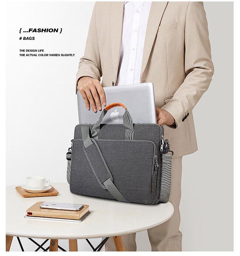 Waterproof Single-Shoulder Laptop Handbag Briefcase with Logo Customization