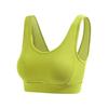 Women's Padded Sports Bra with V-Neck and Supportive Back for Running, Yoga, and Fitness