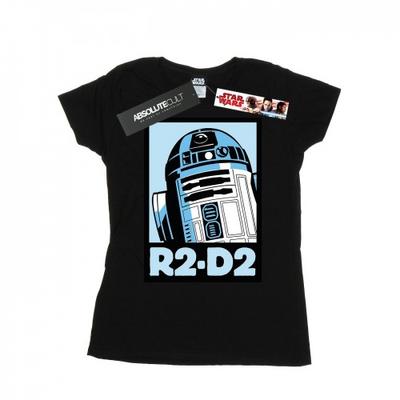 Womens/Ladies R2-D2 Poster Cotton T-Shirt