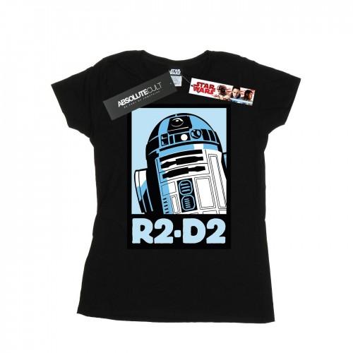 Star Wars Womens/Ladies R2-D2 Poster Cotton T-Shirt