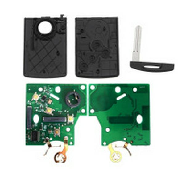 LN Megane 4-Tasten Smart-Schlüsselanhänger, 433 MHz, 46-Chip-kompatibel.