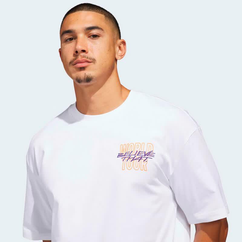 Adidas Men's Loose Fit Short Sleeve Training T-Shirt
