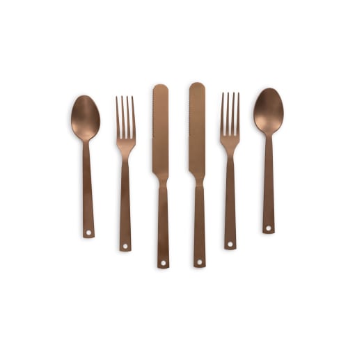 Barebones Living Camping Flatware FNS Set of 2, 2023 Model, 20235025 036 Copper