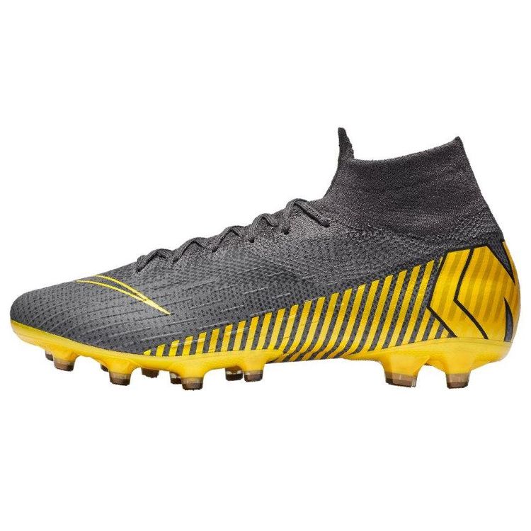 

Nike Футбольные бутсы Mercurial Superfly 6 Elite Pro AG Мужские кроссовки Серый Желтый AH7377-070 40.5