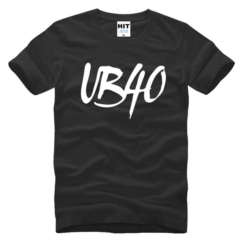 Unisex tee shirt Summer UB40 T Shirt Unisex Reggae Pop Tshirt Short Sleeve Cotton Casual Music T Shirts Unisex Rock