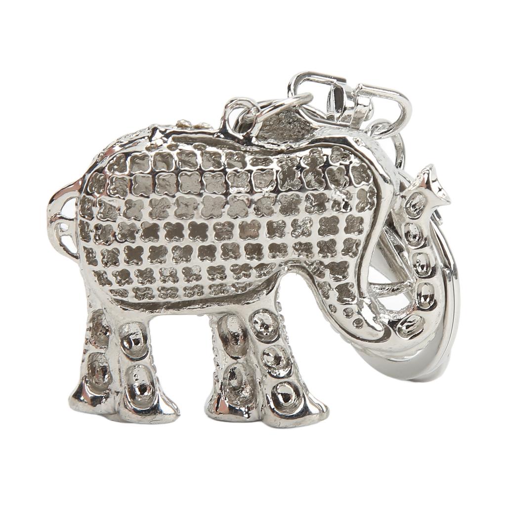 Elephant Keychain Electroplate Retro Keychain Good Luck Environmental Friendly Elephant Key Chain Cute Keychain for Birthday