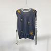 In-Stock Bee Jacquard Wool Slim-Fit Pullover