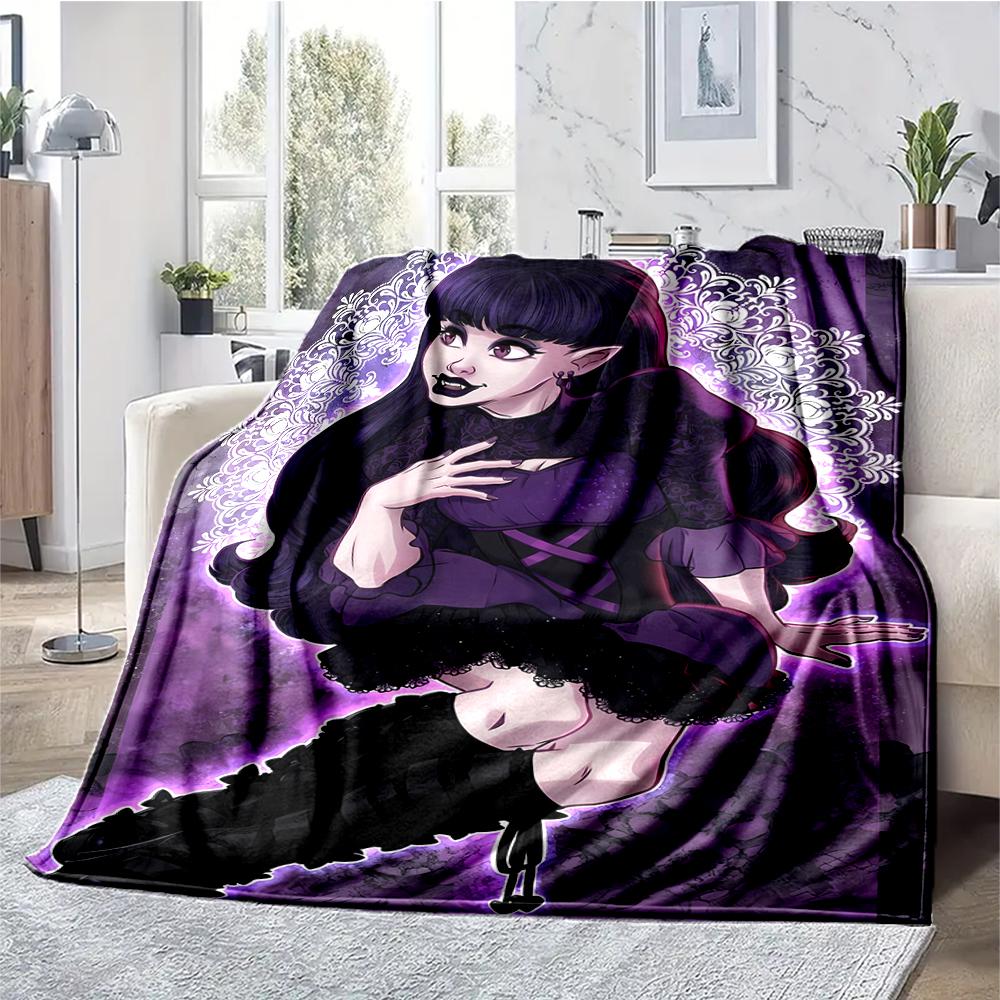 Monster High Theme Printed Blanket - Perfect for Couch, Bed, Travel & Outdoor Use | Machine Washable, Cozy & Durable.