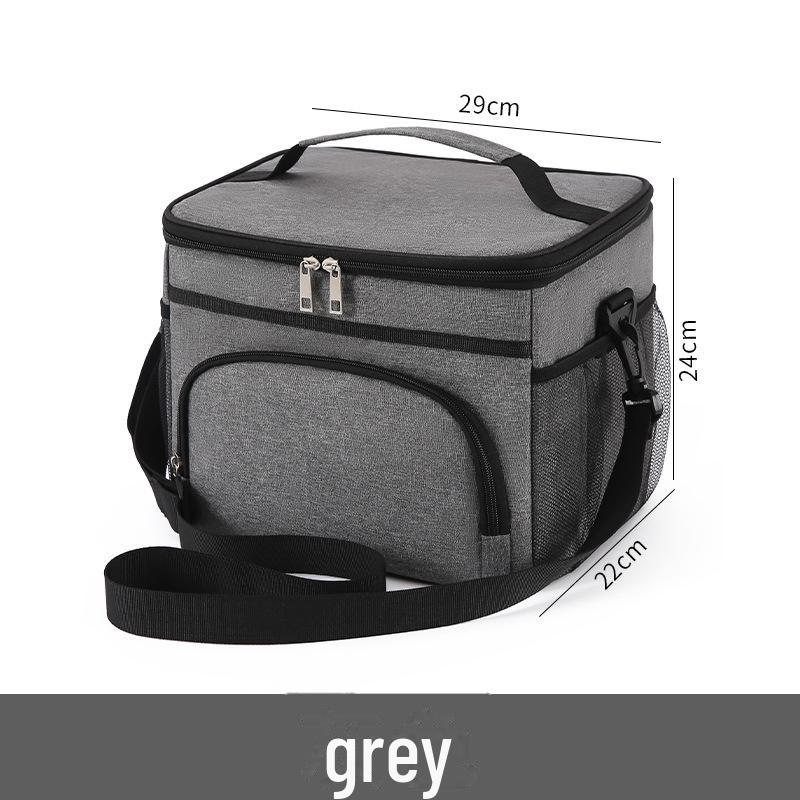 

Водонепроникна та герметична ізольована сумка для пікніка сірий колір