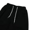 ANDAGAIN Washed Cotton Wide Twill Pants (Black
