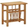 Magazine Table 45x27x42 Cm Solid Oak Wood