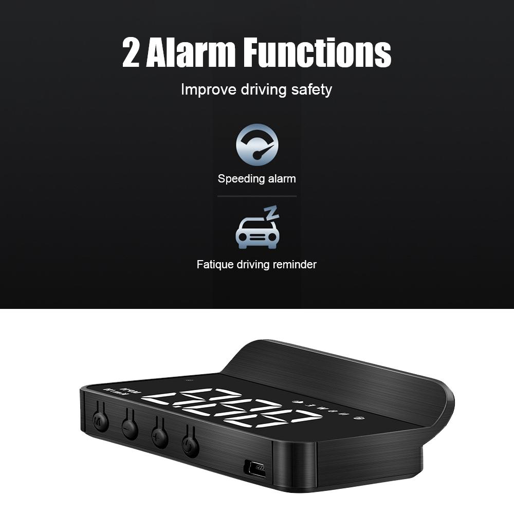 Car Electronic Accessories Car Head Up Display On-board Computer Windshield Projector Speeding Alarm System Projector M1 GPS HUD