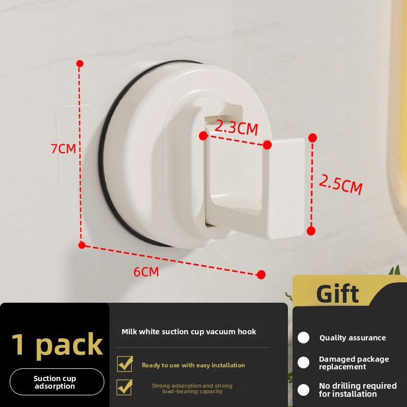 Vacuum Hole-free Wall Toilet, Traceless Hook Behind Kitchen Door