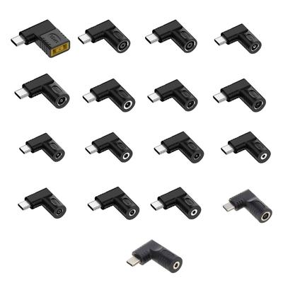 DC12V-20.5V Type-C Power Jack Type-C Male To DC Female Power Connector Adapter 3.0x1.1mm 7.9x0.9mm 5.5x1.7mm 7.4x0.6