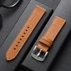 Vintage Brown Wristband Universal Genuine Leather Strap 22mm for Huawei Watch GT5 GT4 GT3 Women Men Business Watch Band Bracelet
