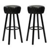 Day and Night - Day and Night Kitchen Stools 2 Units Black Synthetic Leather