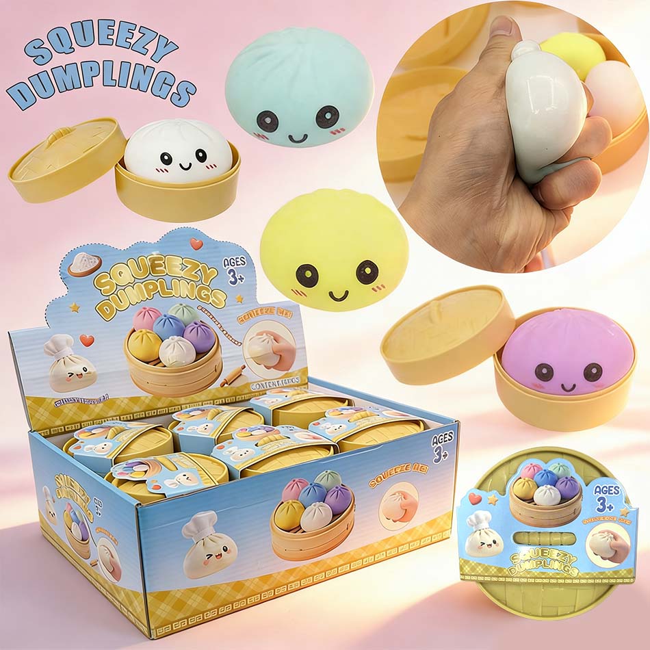 Simulation Flash Dumpling Pressure Ball Slow Rebound Soft Pinch Decompression Office Home Decorat Adults Birthday Gifts