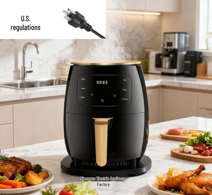 Multi-Functional Stainless Steel Air Fryer Oven with Grill and Large Capacity