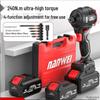 Nanwei 21V Brushless Cordless Impact Driver Drill with 2x 4.0Ah Batteries CN Plug (adapter Included)