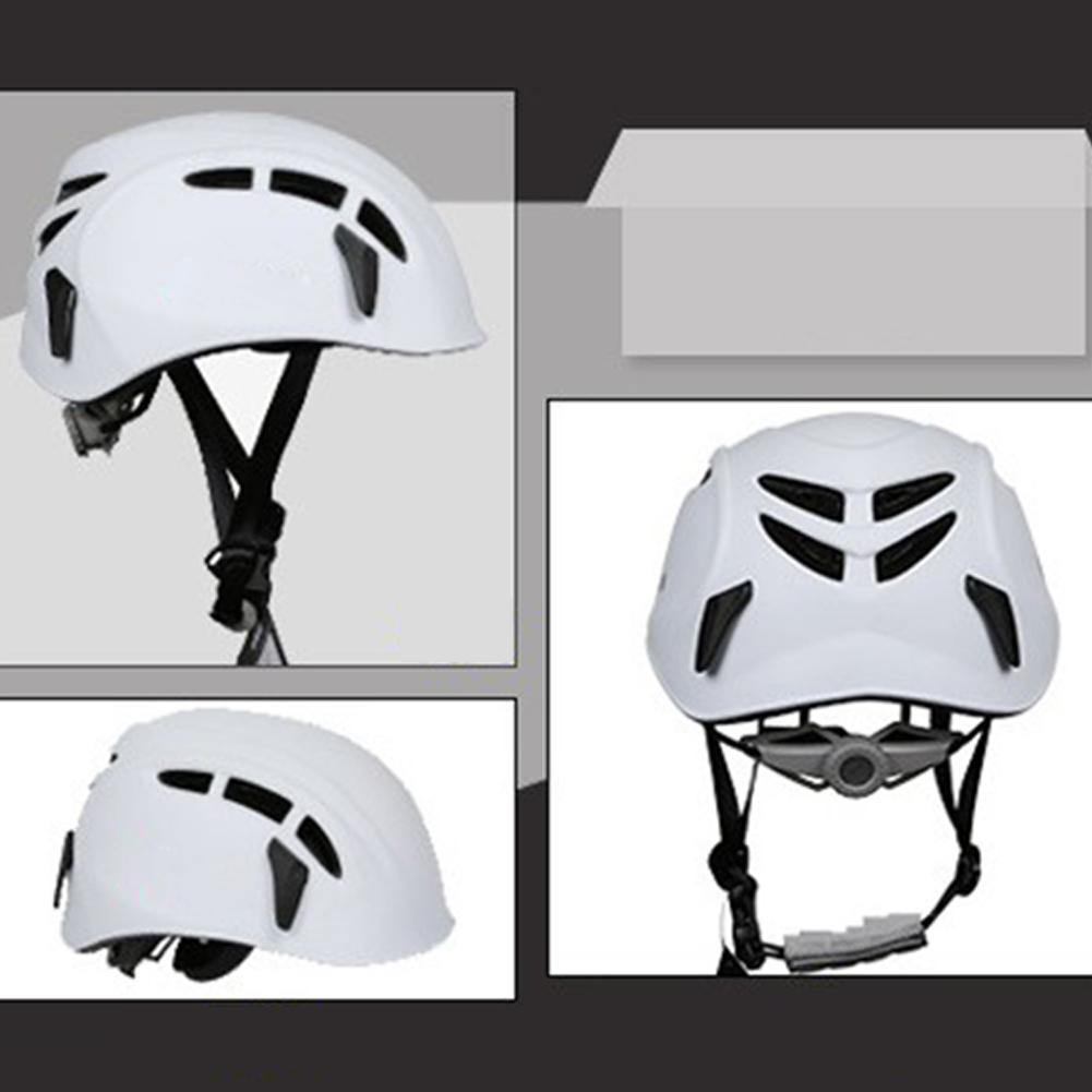 Outdoors Helmet Adjustable Hard Hat for Climbing Riding Skiing Prompt Dropping
