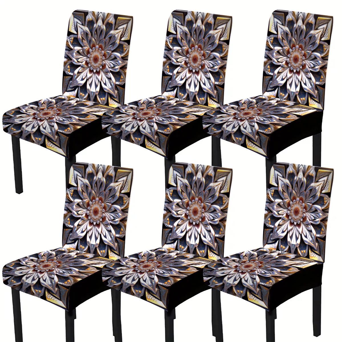 

Праздничный эластичный чехол для стула для обеденных, гостиничных, садовых стульев