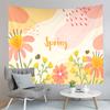 Winter Smile Snowman Tapestry Happy Christmas Decoration Tapestry Home Living Room Bedroom Dorm Wall Hanging Decorative Blanke