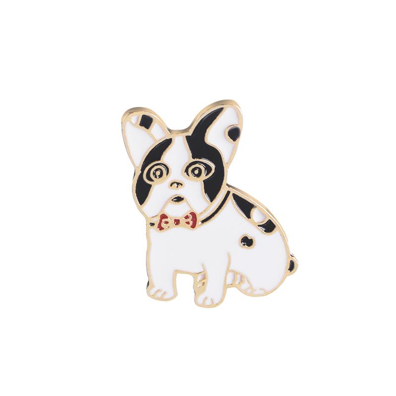 Fashion Gold Charm Pins Brooches Dog Whale Cat Couple Enamel Bees Badges Hat Backpack Accessories Lovers Jewelry Gifts
