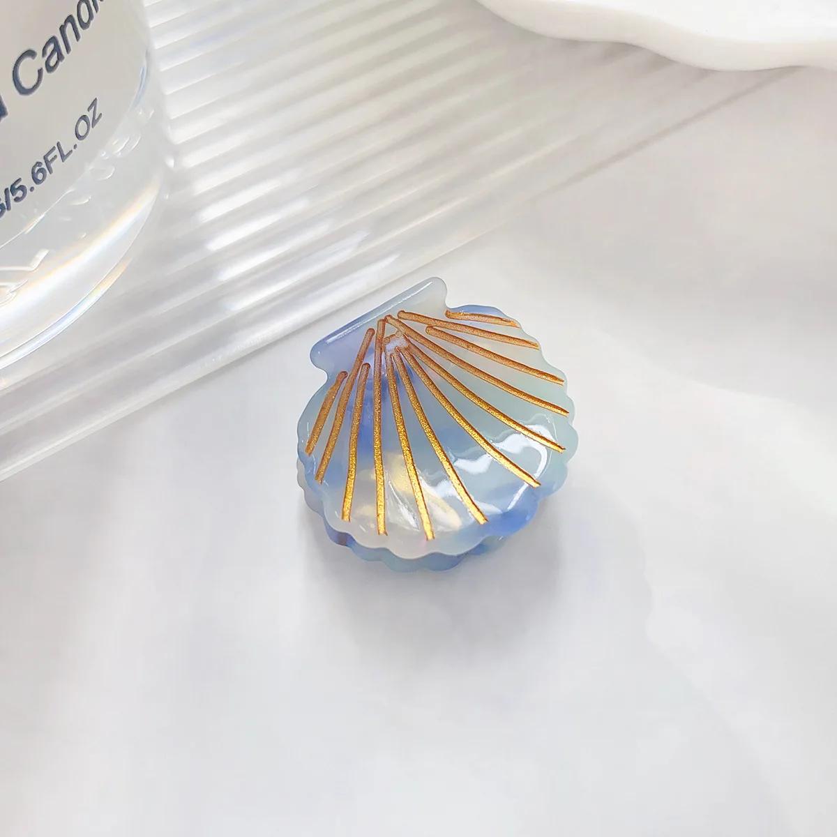 

Акриловые ракушки, маленькие заколки-крабы, милый дизайн, гавайский стиль, для женщин и девочек, пластиковые заколки-крабы, аксессуары для укладки волос