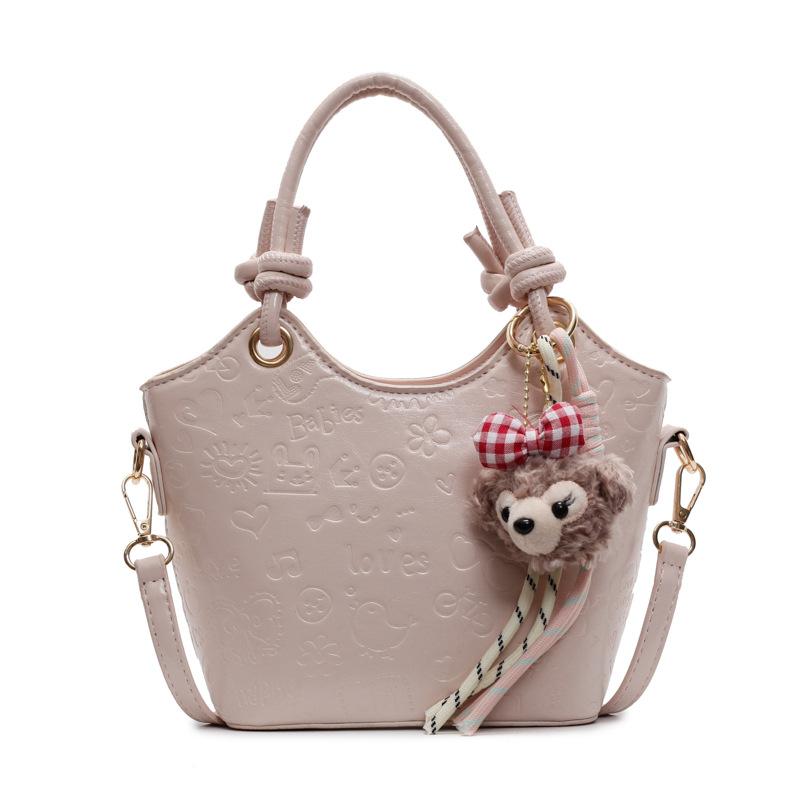 Korean Niche Fashion Cute Embossed Portable Vegetable Basket Bag Women's Spring Fashion Versatile Commuter Messenger Bag